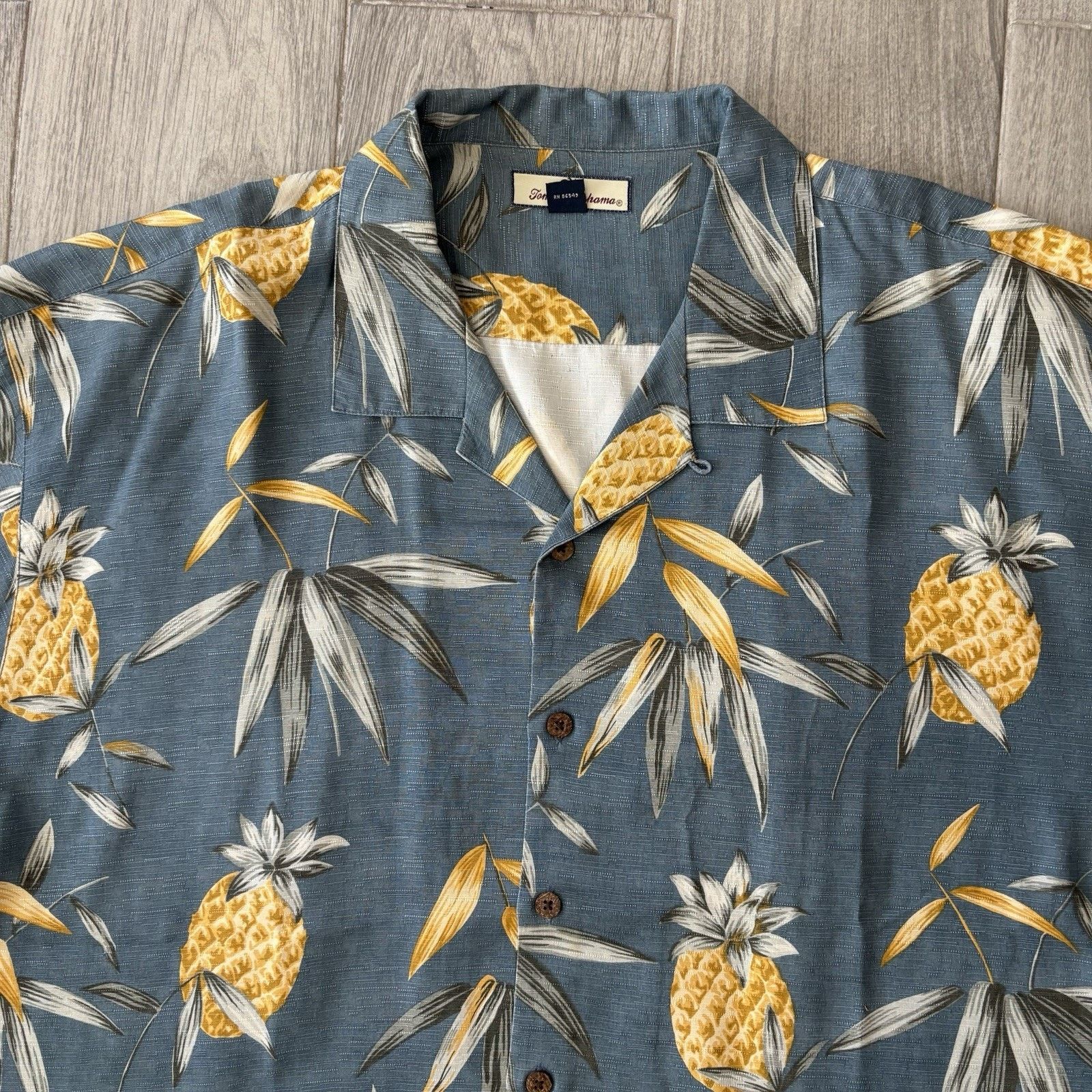 Tommy Bahama Tommy Bahama Hawaiian Silk Shirt Pineapple Floral Mens XXL Size US XXL / EU 58 / 5 - 2 Thumbnail