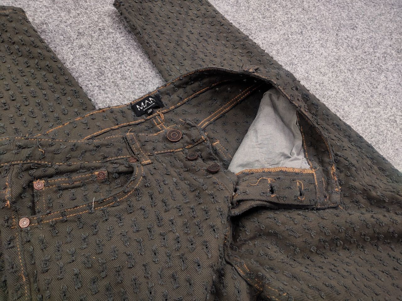 Hysteric Glamour Vintage Japan Distresed Olive If Six Was Nine Style Jeans Size US 30 / EU 46 - 13 Thumbnail