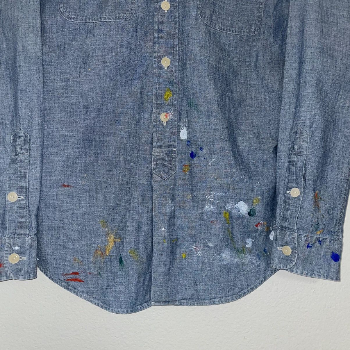 Polo Ralph Lauren × Ralph Lauren × Ralph Lauren Blue Label Polo Ralph Lauren Painter Denim Button Up Shirt Size US S / EU 44-46 / 1 - 2 Thumbnail
