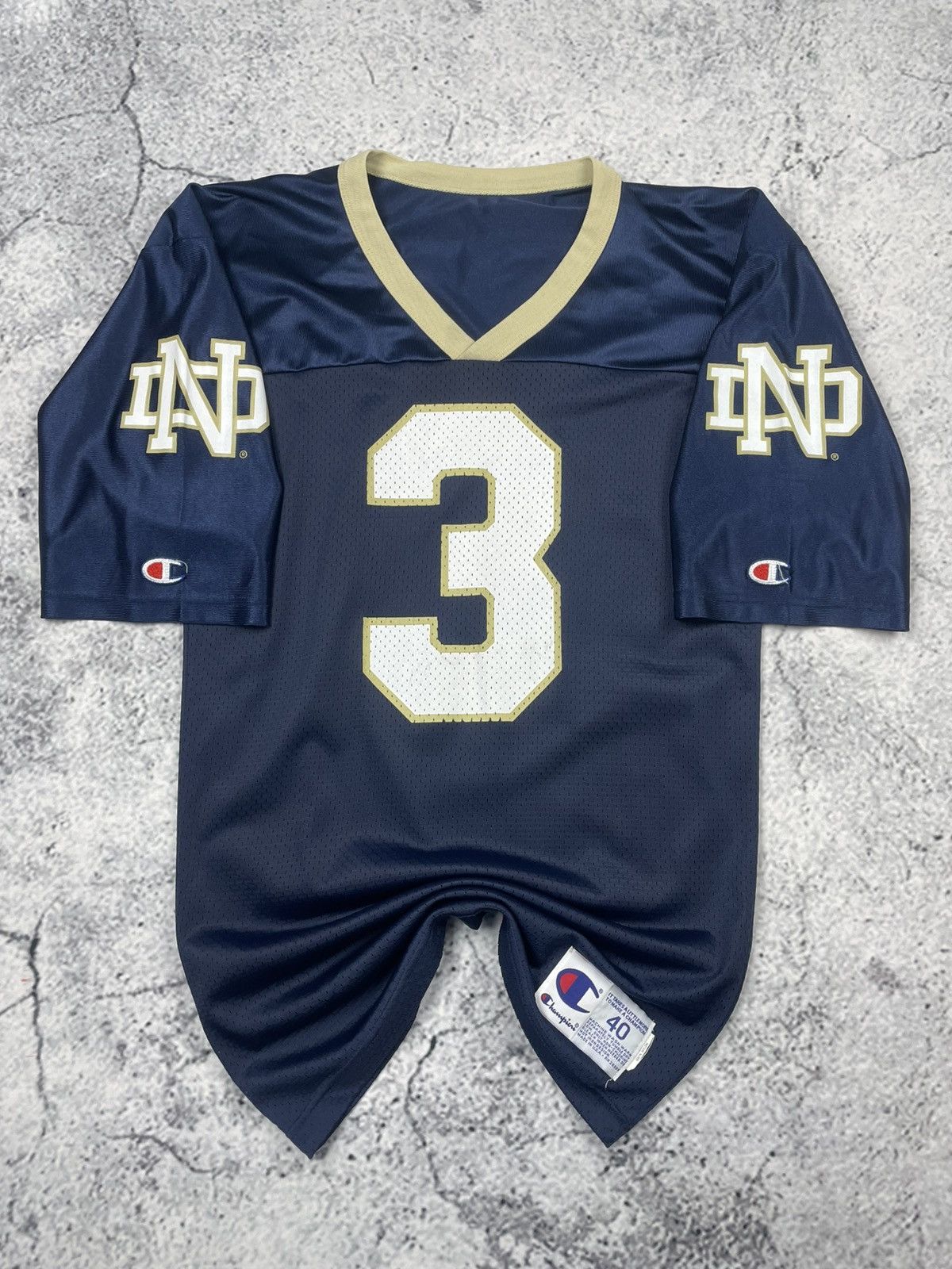 Champion Vintage Champion S Notre Dame Fighting Irish #3 Jersey Size US S / EU 44-46 / 1 - 1 Thumbnail