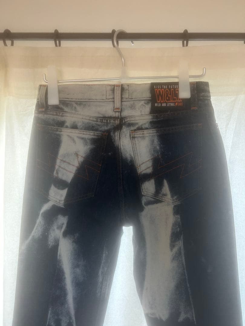 W&LT W&LT x Walter Van Beirendonck Bleached Denim Pants 28 Size US 28 / EU 44 - 2 Thumbnail