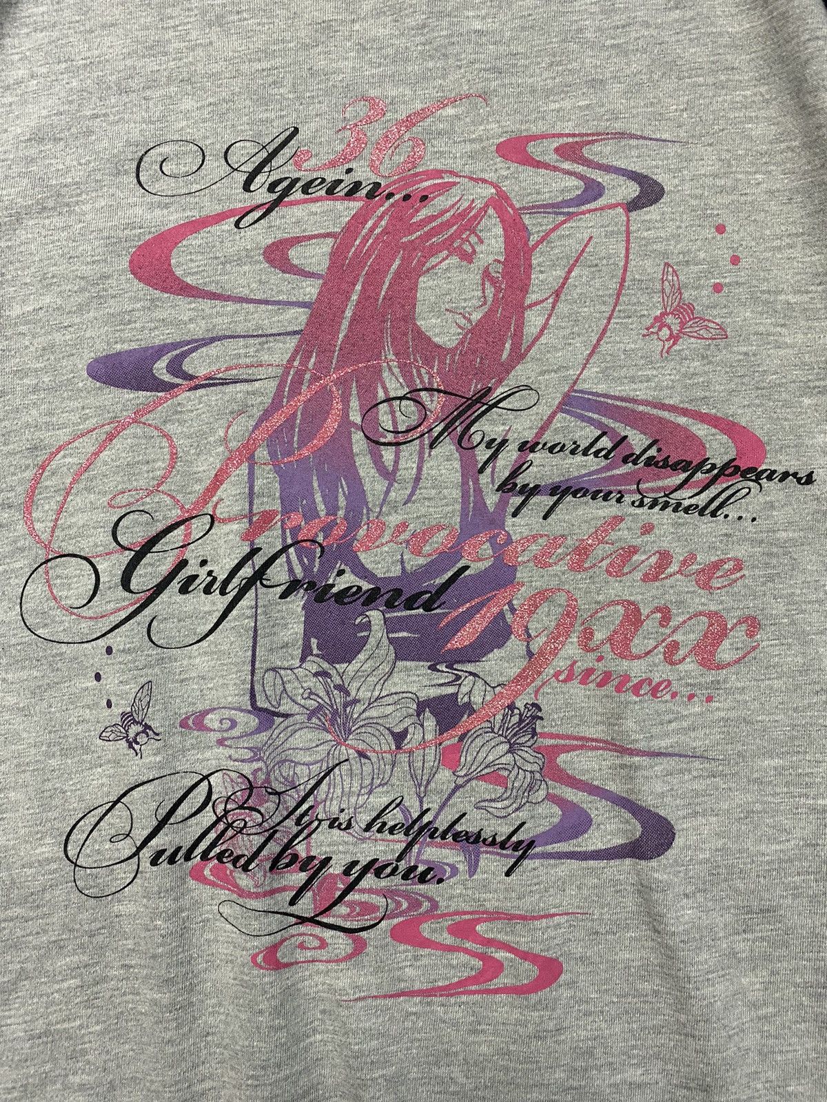Hysteric Glamour Beaumere Poem Japanese Brand Long Sleeve T-shirt Size US XS / EU 42 / 0 - 3 Thumbnail
