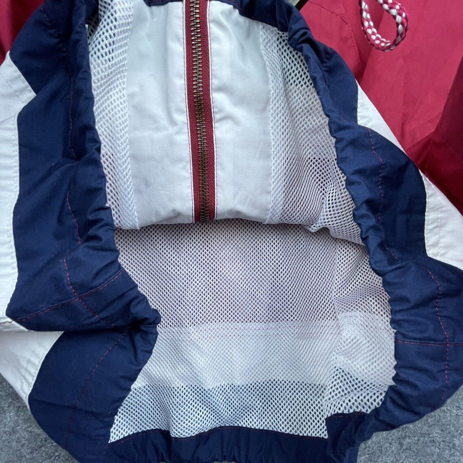Merona Vintage Merona Jacket Medium Red Windbreaker Mesh Lined Size US M / EU 48-50 / 2 - 5 Thumbnail