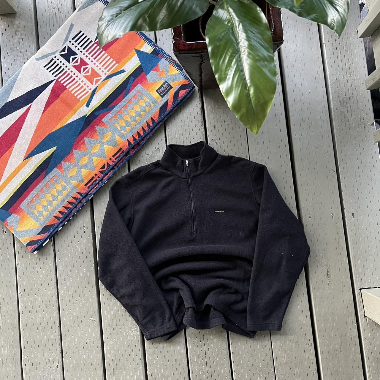 Patagonia Patagonia Vintage Capilene 1/4 Zip Black Fleece Pullover Size US L / EU 52-54 / 3 - 4 Thumbnail