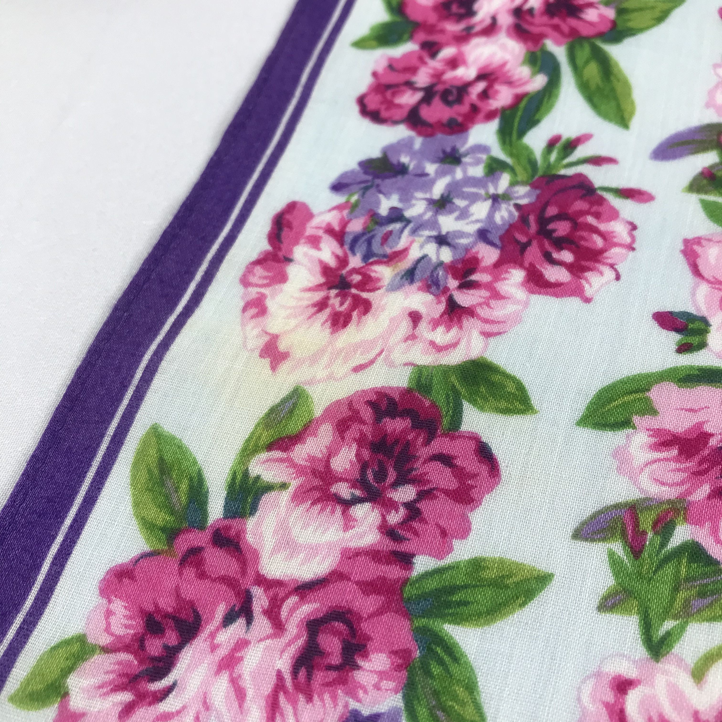 Kenzo Kenzo Floral Handkerchief Neckerchief Bandana H1072 Size ONE SIZE - 5 Thumbnail