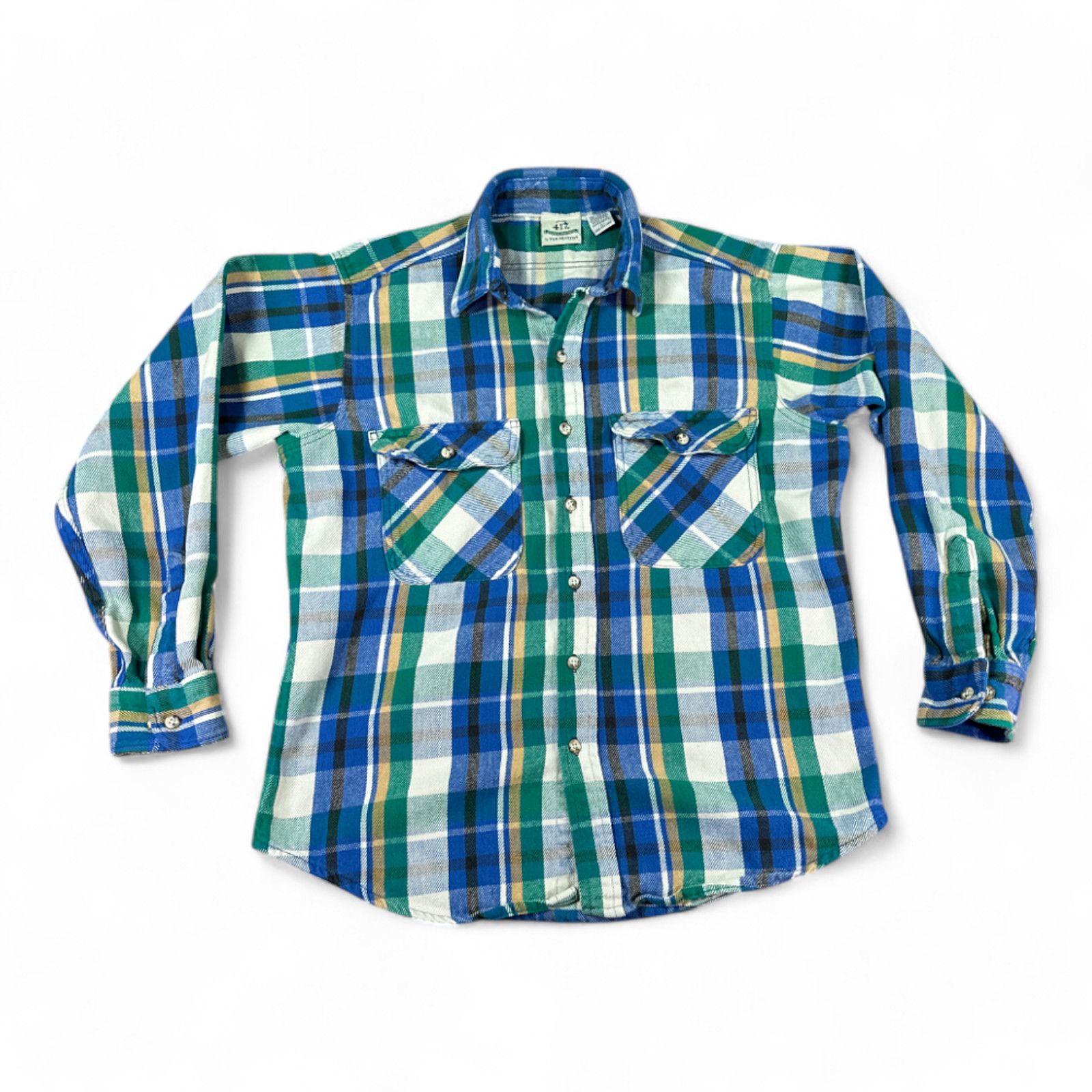 Van Heusen Van Heusen Men's Fitted Poplin Dress Shirt in Cameo Blue |  Grailed