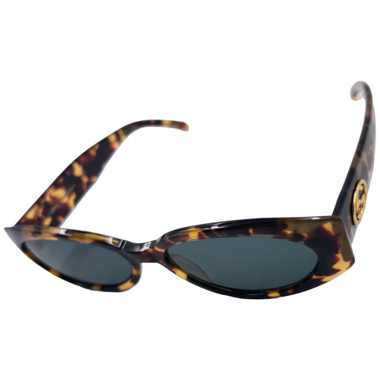 Gucci Vintage Gucci Tortoise Shell Sunglasses Size ONE SIZE - 4 Thumbnail