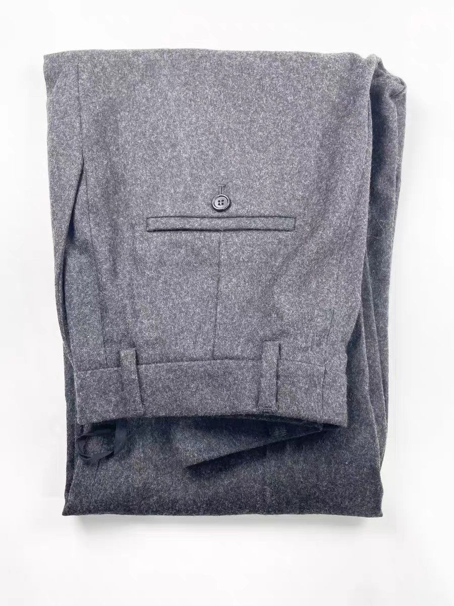Celine CELINE Flannel grey origami slacks Size 25" / US 0 / IT 36 - 3 Thumbnail
