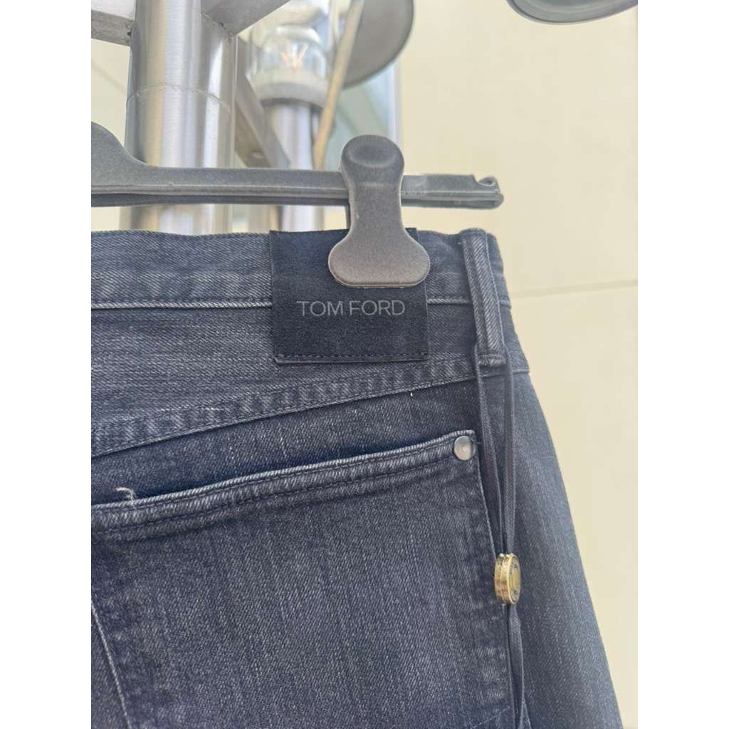 Tom Ford o1rshd1 Tapered Denim Jeans in Black Size US 33 - 7 Thumbnail