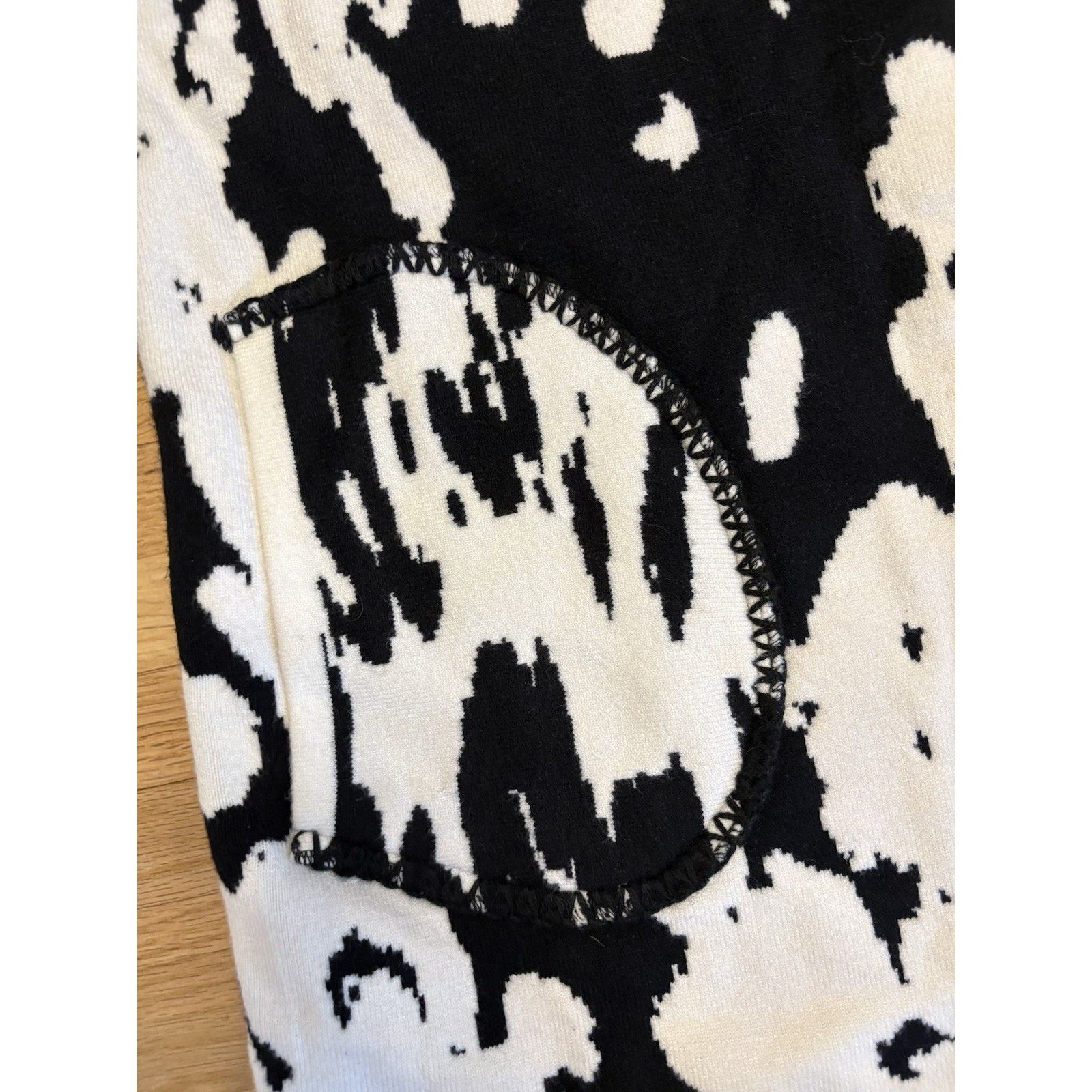 The Unbranded Brand Rara Avis By Iris Apfel Black White Oversized Open Coat S Size S / US 4 / IT 40 - 5 Thumbnail