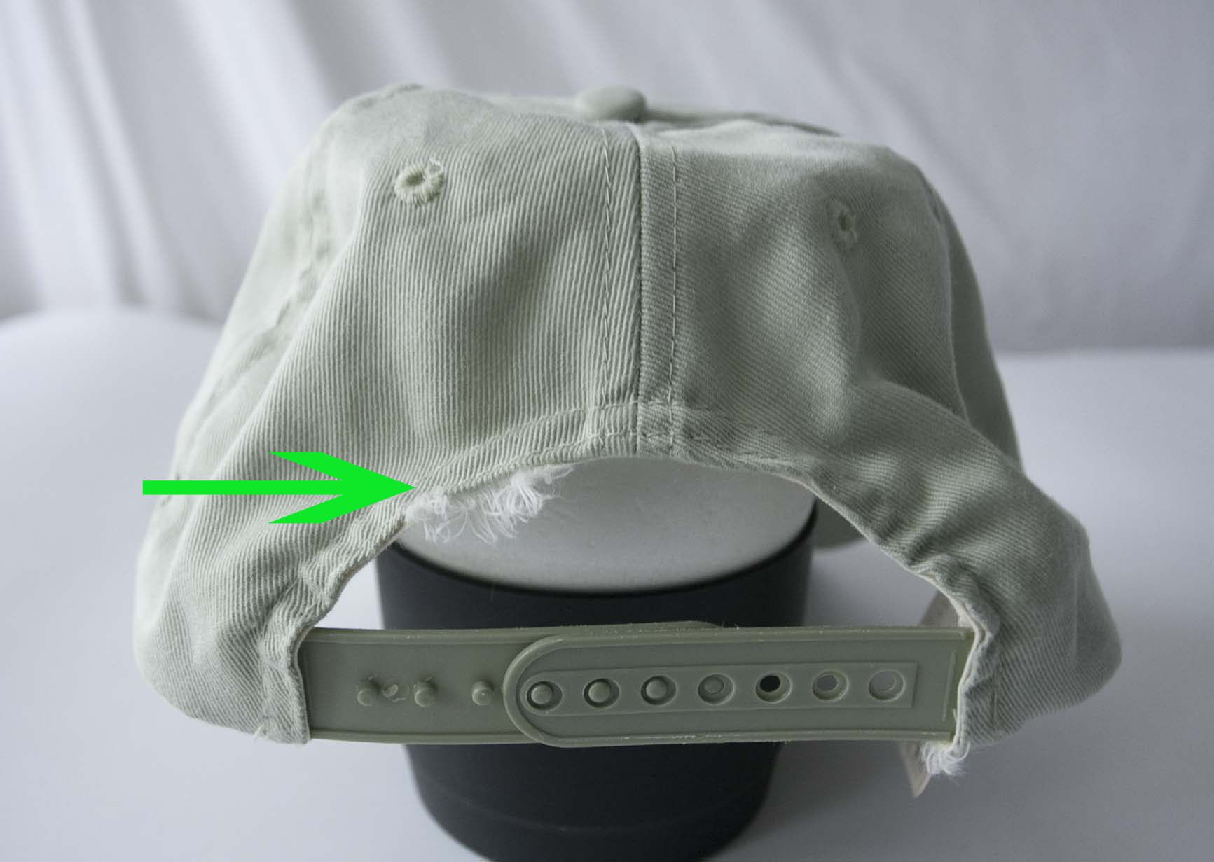 Diesel × Vintage Diesel Vintage Hat Cap Distressed Snapback Logo Pale Green Size ONE SIZE - 3 Thumbnail