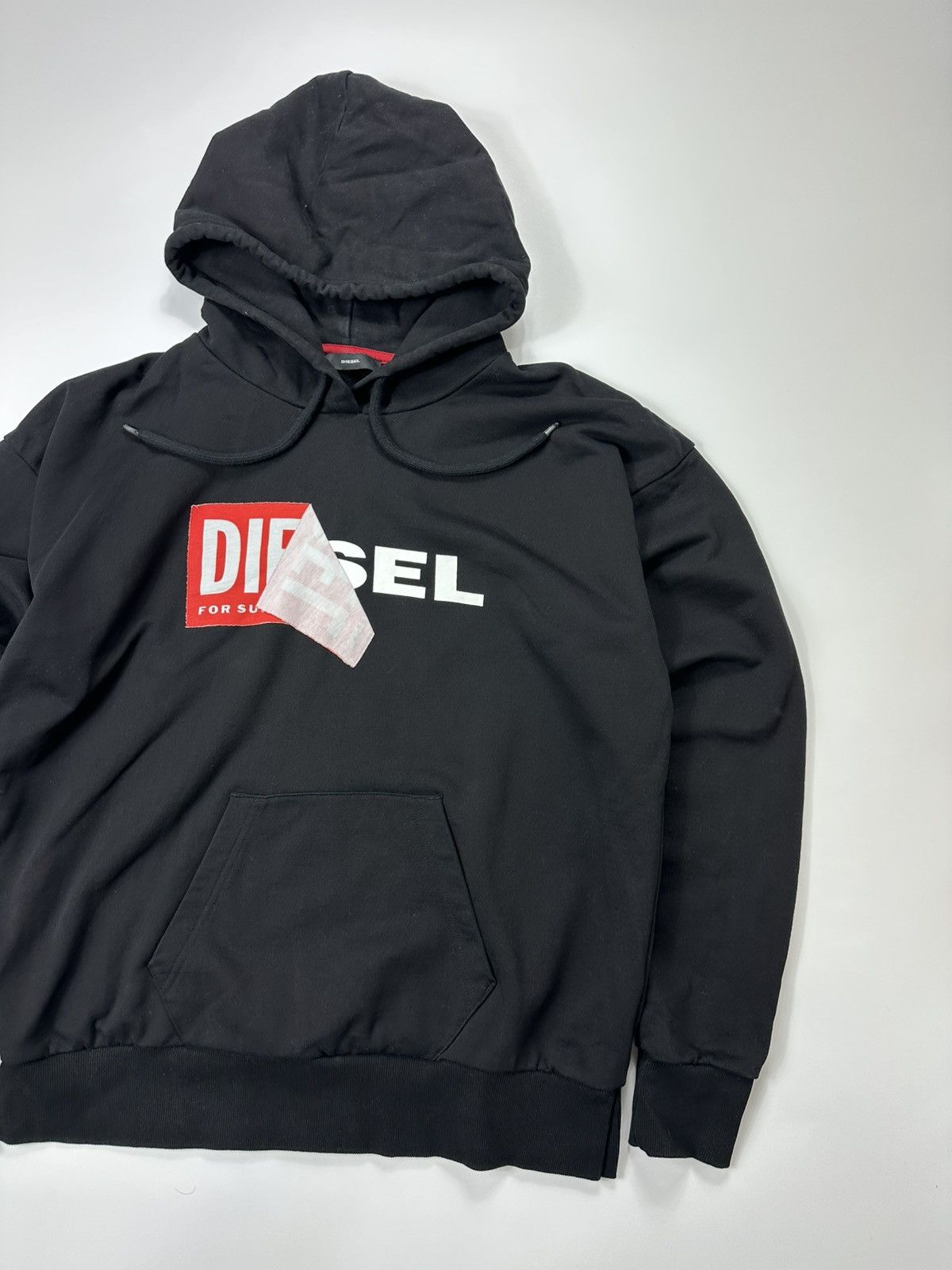 Diesel Diesel Hoodie Box Logo Centre Black Size US XL / EU 56 / 4 - 4 Thumbnail