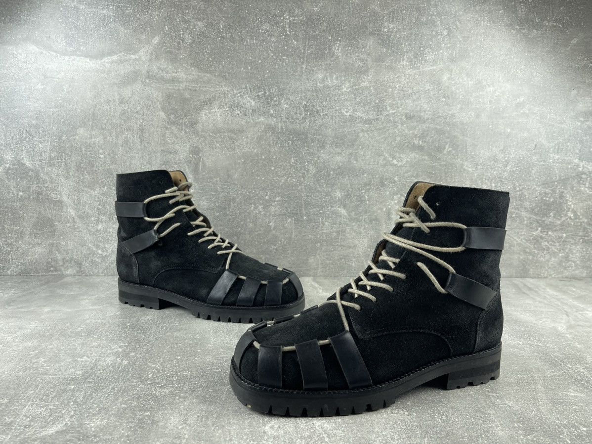 Other Eureka Filipe Sousa Avant Garde Suede Leather Strap Boots Size US 9 / IT 39 - 5 Thumbnail