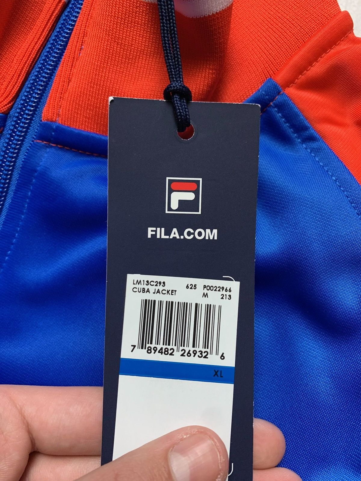 Fila × Vintage Vintage Fila Cuba soccer jacket size XL big logo rare Size US XL / EU 56 / 4 - 6 Thumbnail