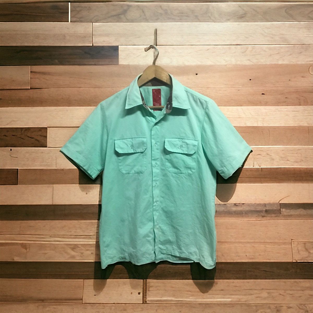 image of Swagger 2006 Design Military Worker Shirt in Light Green, Men's (Size Medium)