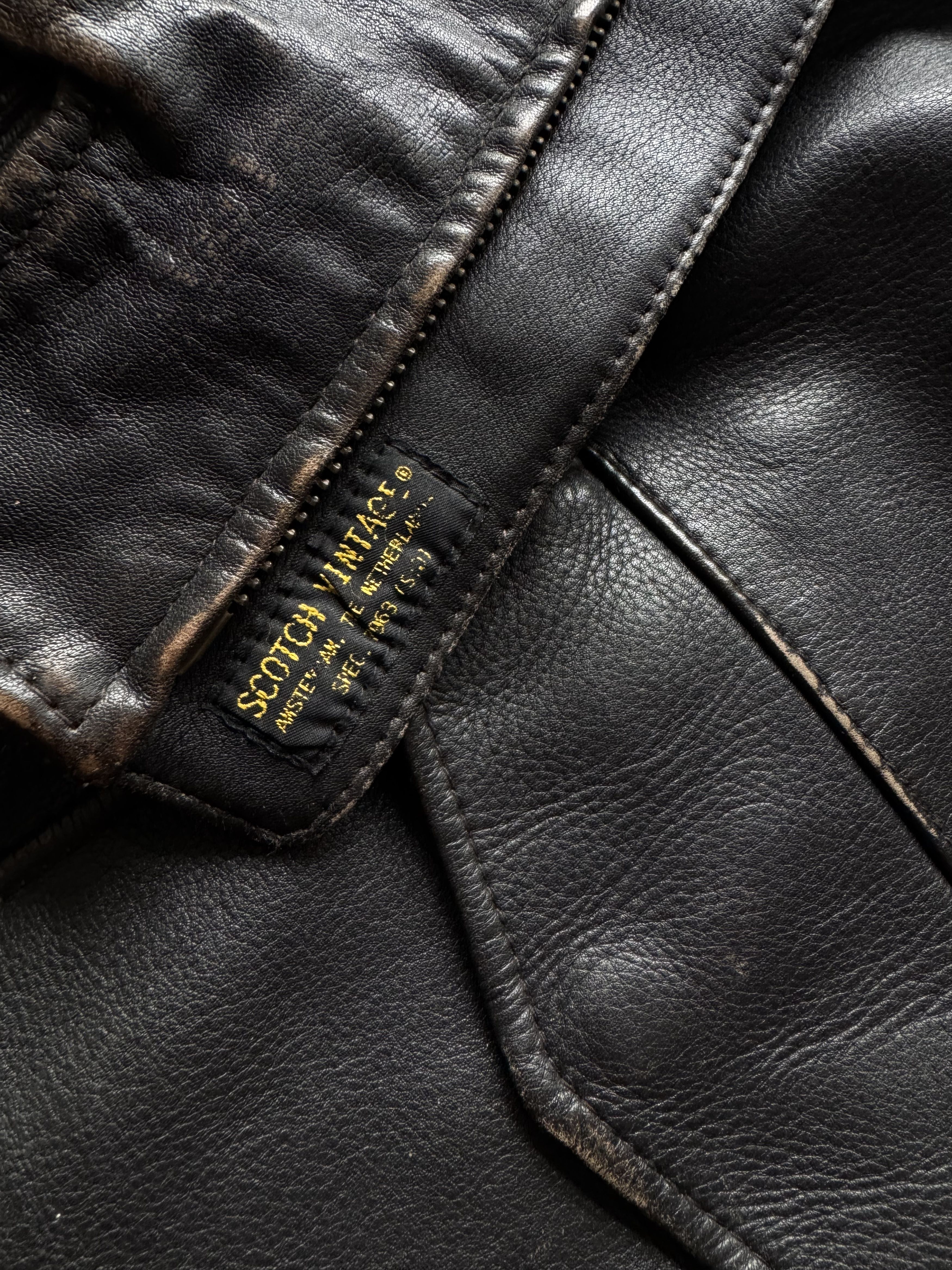 Scotch & Soda Scotch & Soda G1 Leather Jacket Size XL Size US XL / EU 56 / 4 - 9 Thumbnail