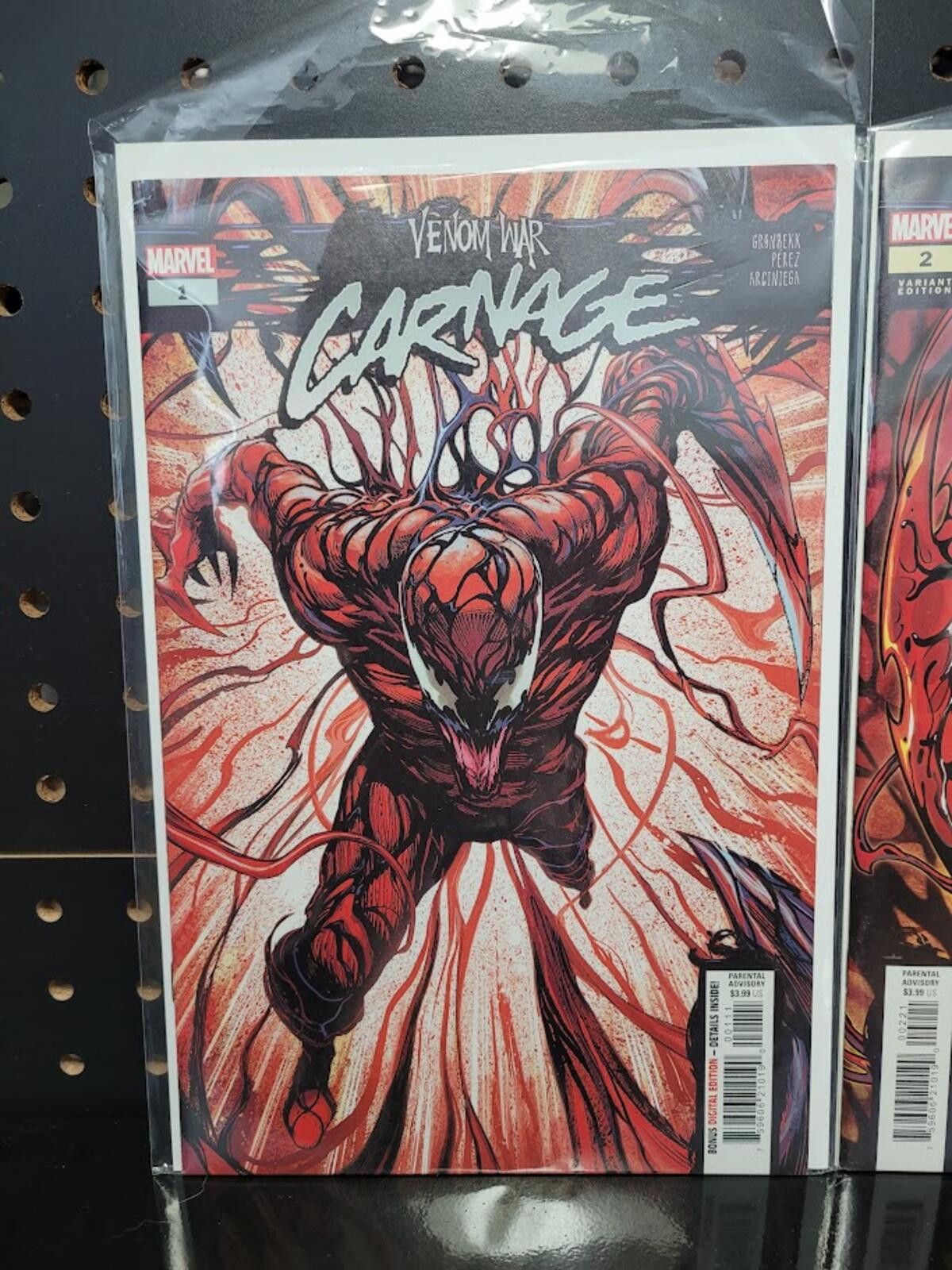 Marvel Comics Venom War: Carnage #1-3 Complete Set - Marvel 2024 NM Size ONE SIZE - 2 Thumbnail