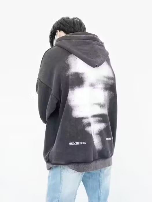 Japanese Brand Graphic Retro Full Zip Gray Hoodie Size US L / EU 52-54 / 3 - 1 Thumbnail