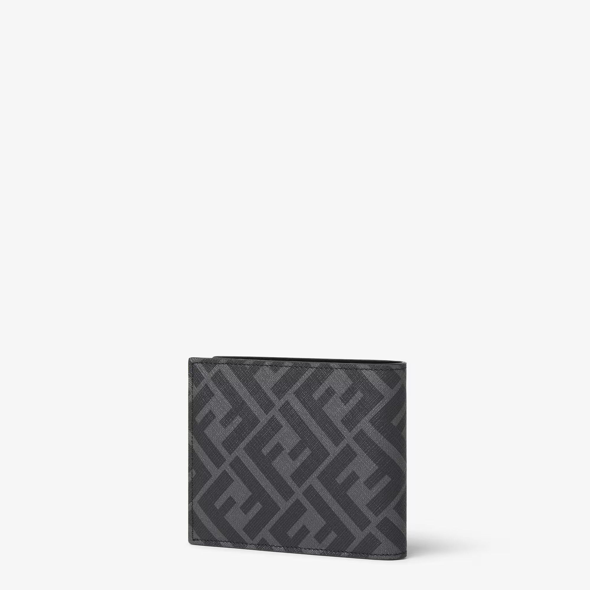 Fendi o1s1wg111225 Size:OS/Fendi Diagonal Wallet in Black/Grey Size ONE SIZE - 2 Thumbnail