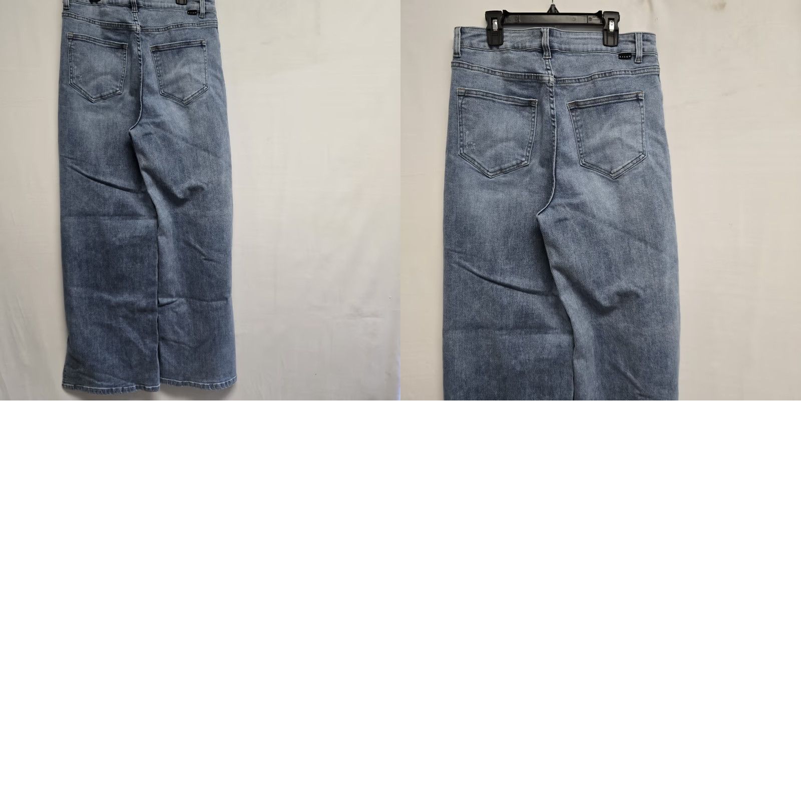 Vintage Risen Jeans Main Selling Point Side Slit 90s Y2K Medium Wash High Rise Wide Leg Womens 6 Regular Wide Leg Jeans Womens Medium Wash Slit 90s Y2K Size 28" / US 6 / IT 42 - 8 Thumbnail