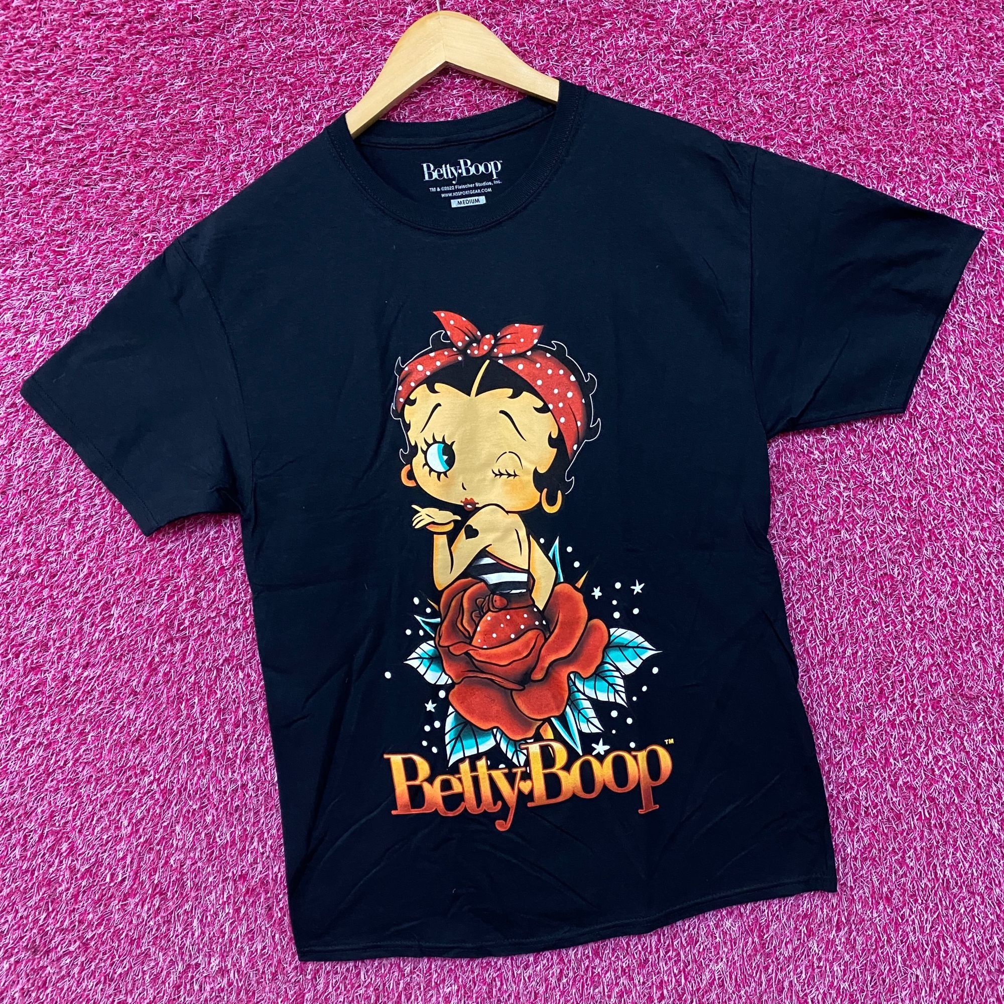 Other Betty Boop Rose Design T-Shirt Medium Size US M / EU 48-50 / 2 - 3 Thumbnail
