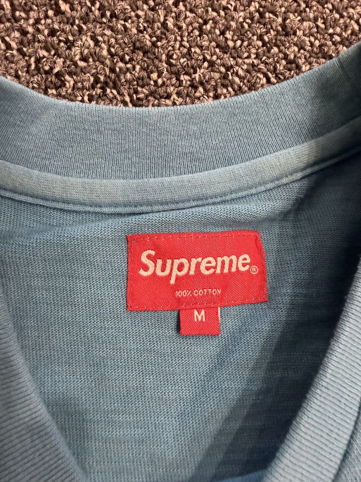 Supreme Supreme Small Box Logo Pocket Tee Size US M / EU 48-50 / 2 - 5 Thumbnail