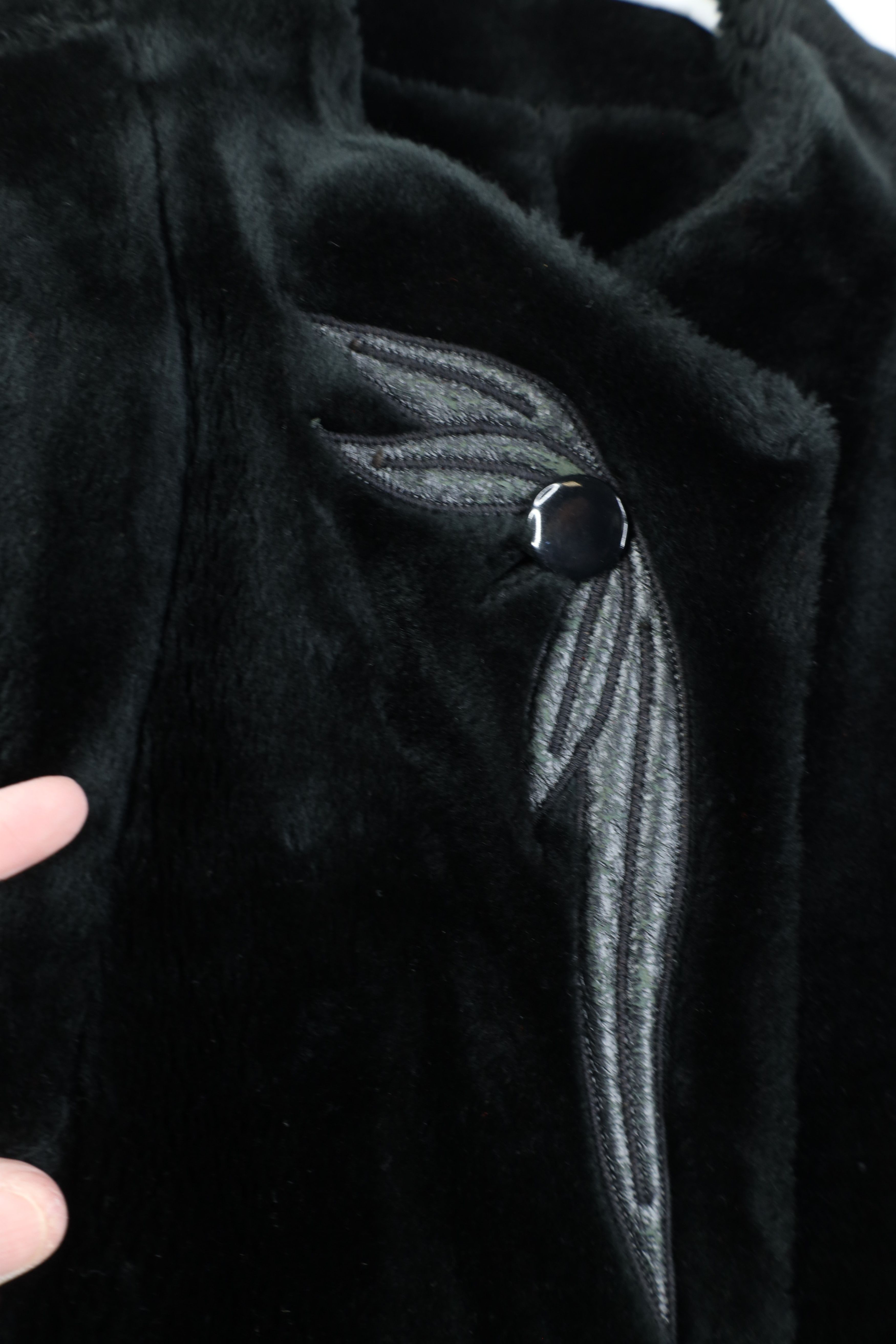 Vintage Vintage 80s 90s Streetwear Faux Fur Jacket Coat Black USA Size XL / US 12-14 / IT 48-50 - 4 Thumbnail