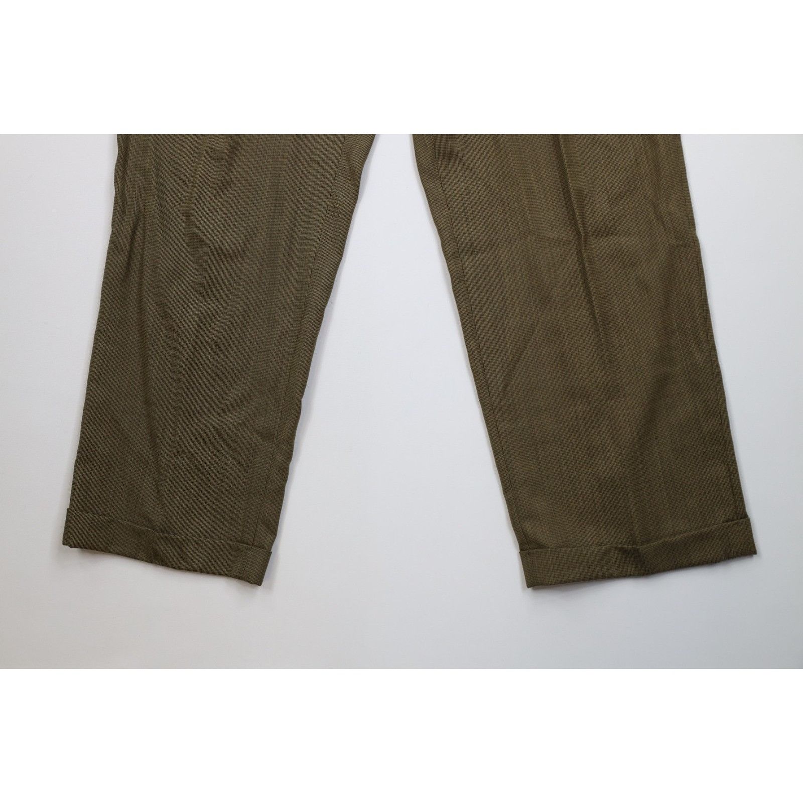Polo Ralph Lauren Vintage 90s Ralph Lauren Wool Pleated Wide Leg Chino Pants Size US 36 / EU 52 - 4 Thumbnail