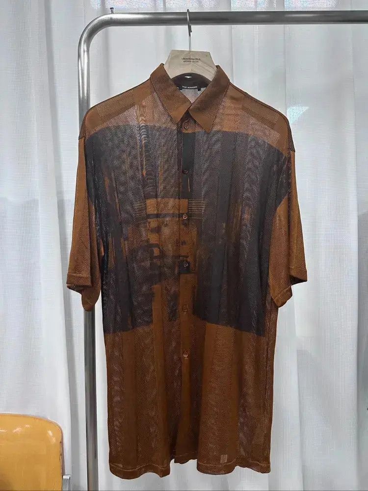 Raf Simons Raf Simons 18ss Mesh Clone Print Shirt-2505 Size US S / EU 44-46 / 1 - 1 Thumbnail