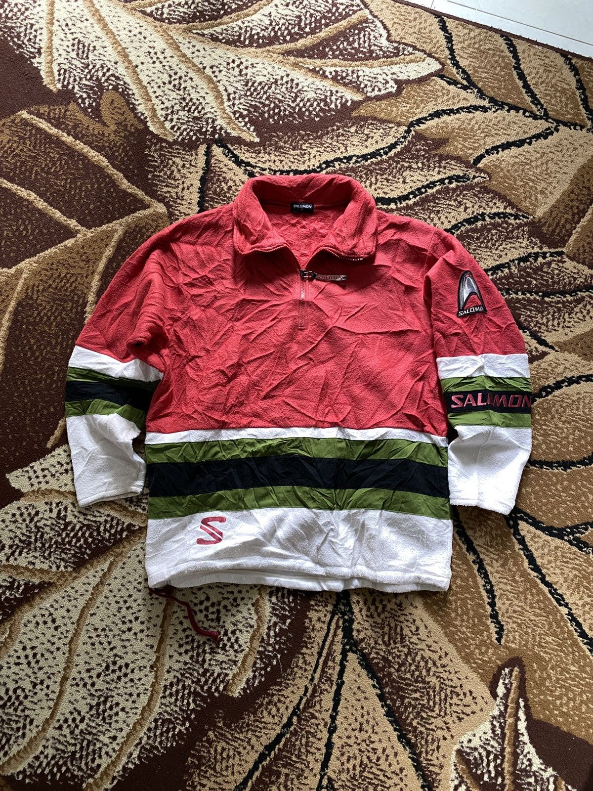 Salomon Vintage Salomon Fleece Jacket Size US L / EU 52-54 / 3 - 1 Thumbnail