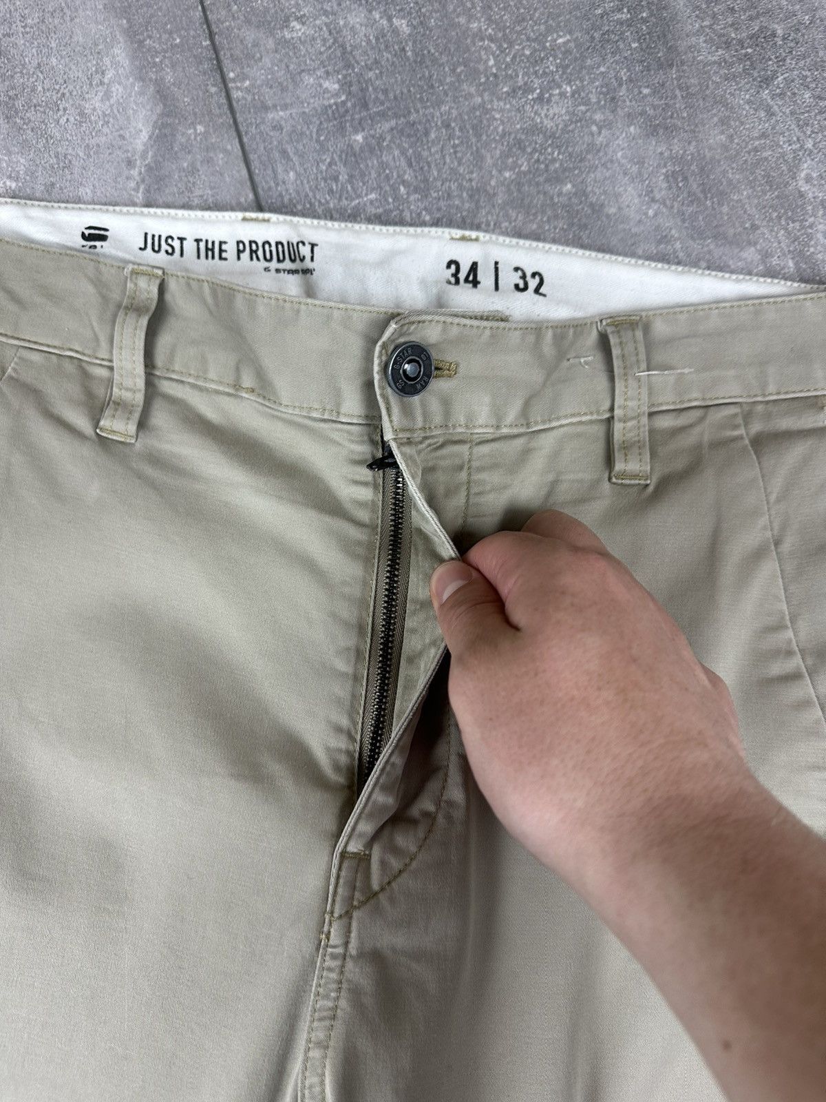 G-Star G-Star Raw Slim Tapered Chinos Pants Small Logo Size US 34 / EU 50 - 6 Thumbnail