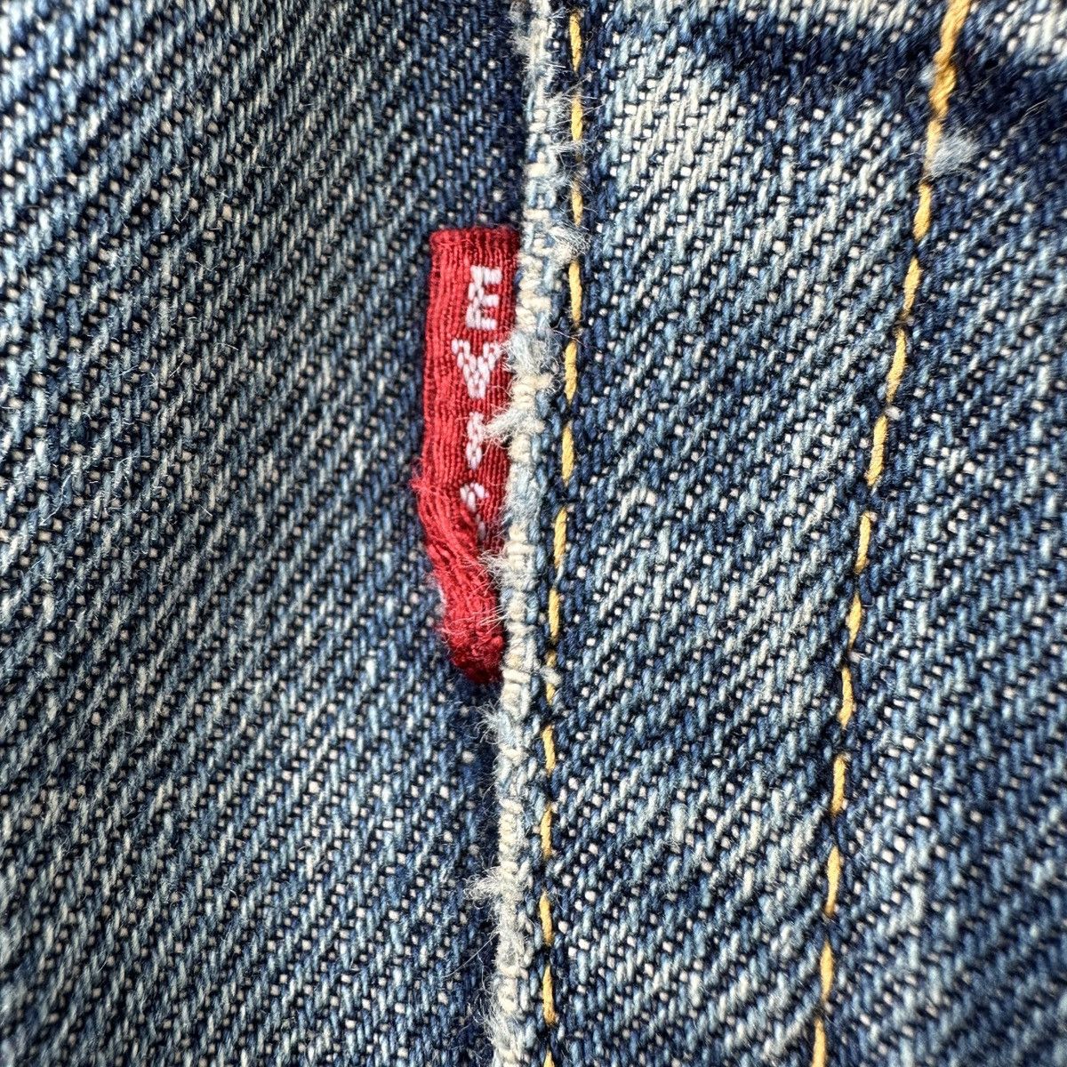 Evisu Thrashed No 2 selvedge Denim seagulls Daicock jort capris Size US 36 / EU 52 - 6 Thumbnail