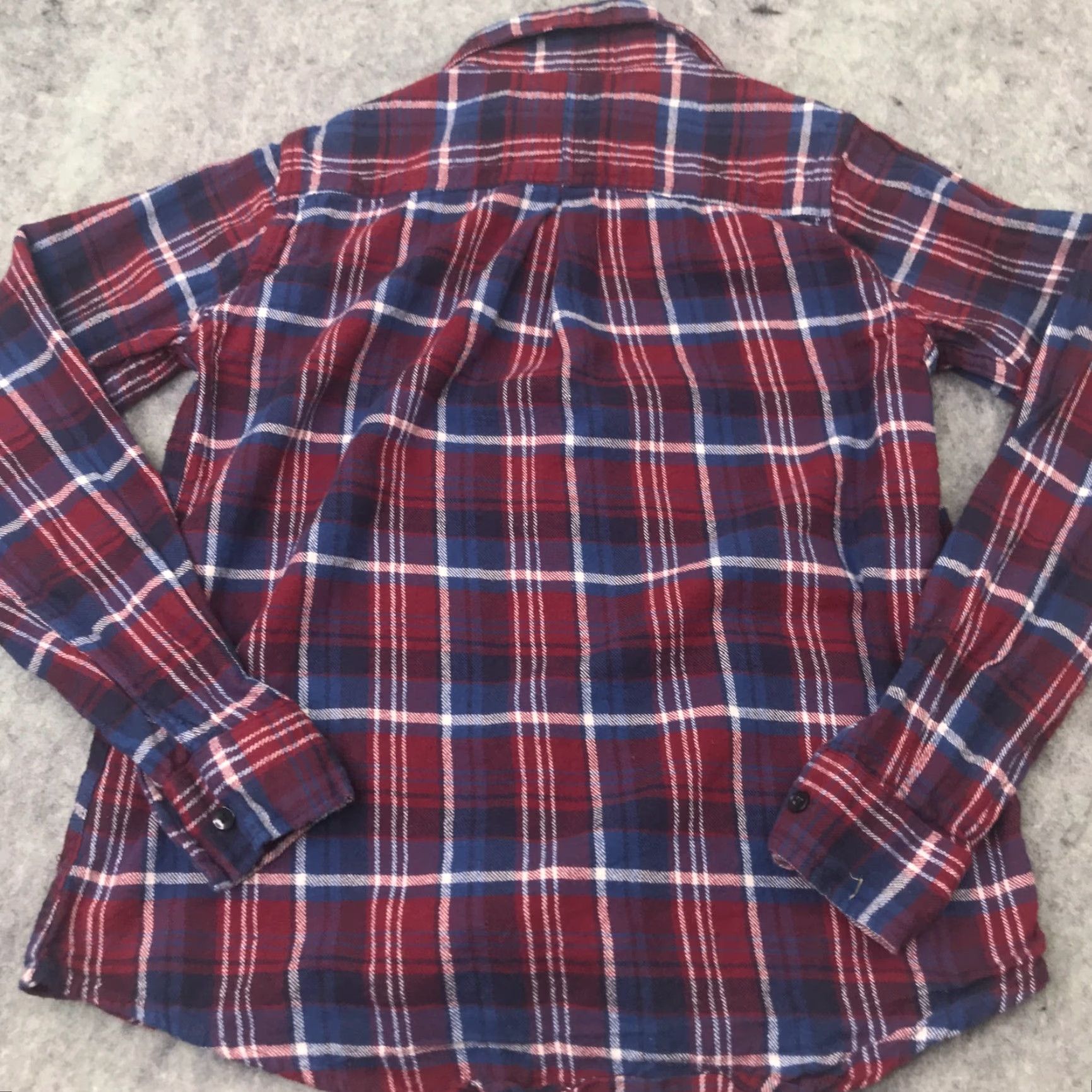 Vintage ALPINE LAKES Women's Button-Up Shirt Medium Red Plaid Cotton Flannel Long Sleeve Casual Size M / US 6-8 / IT 42-44 - 7 Thumbnail