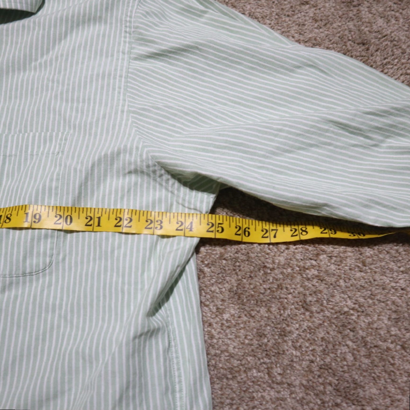 Calvin Klein VINTAGE Calvin Klein Shirt Long Sleeve Button Up Adult Men's Size 17.5 Gray Striped Casual Size US XL / EU 56 / 4 - 5 Thumbnail