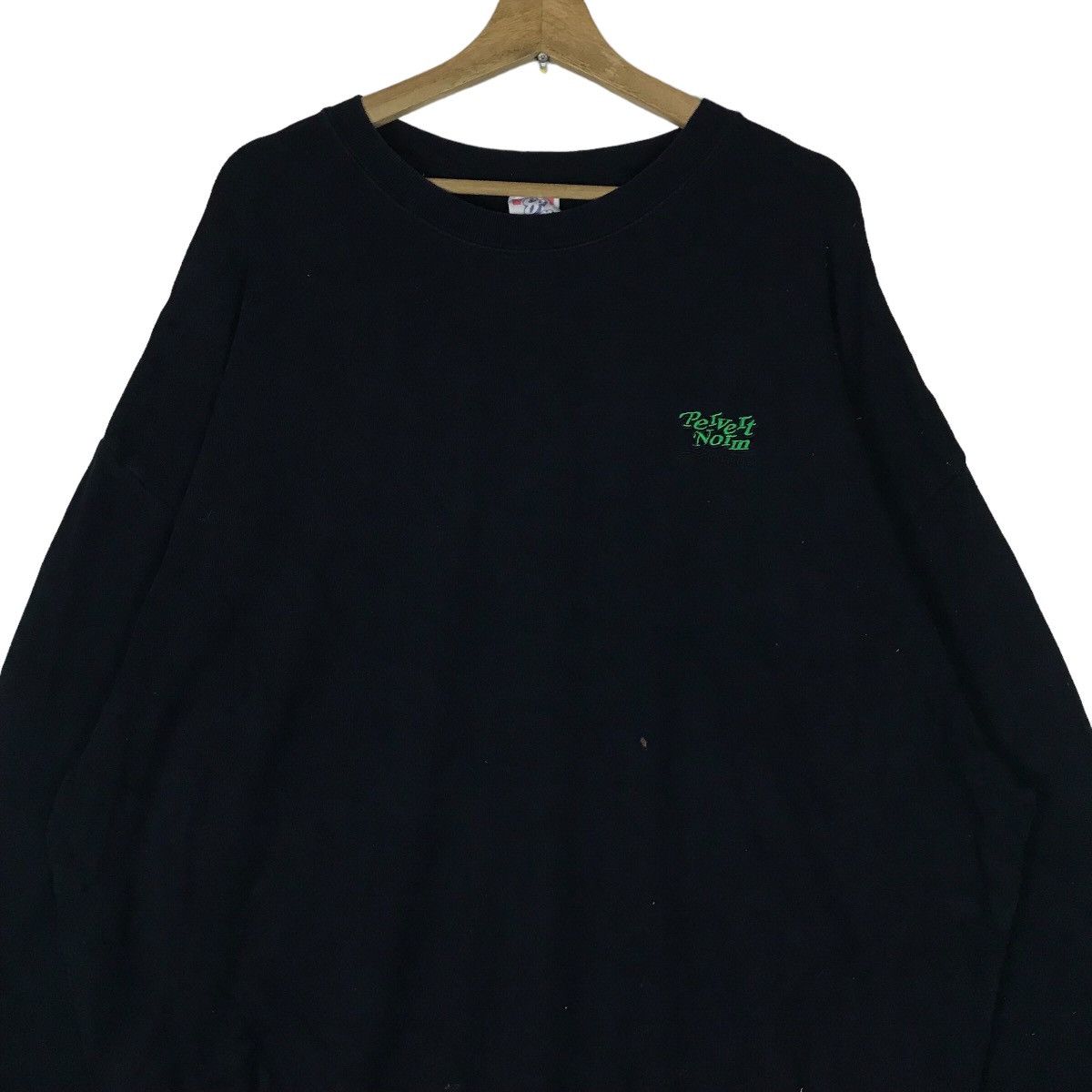 Cooper Vintage Cooper Pervertnorm Spell Out Pullover Jumper Size US L / EU 52-54 / 3 - 3 Thumbnail