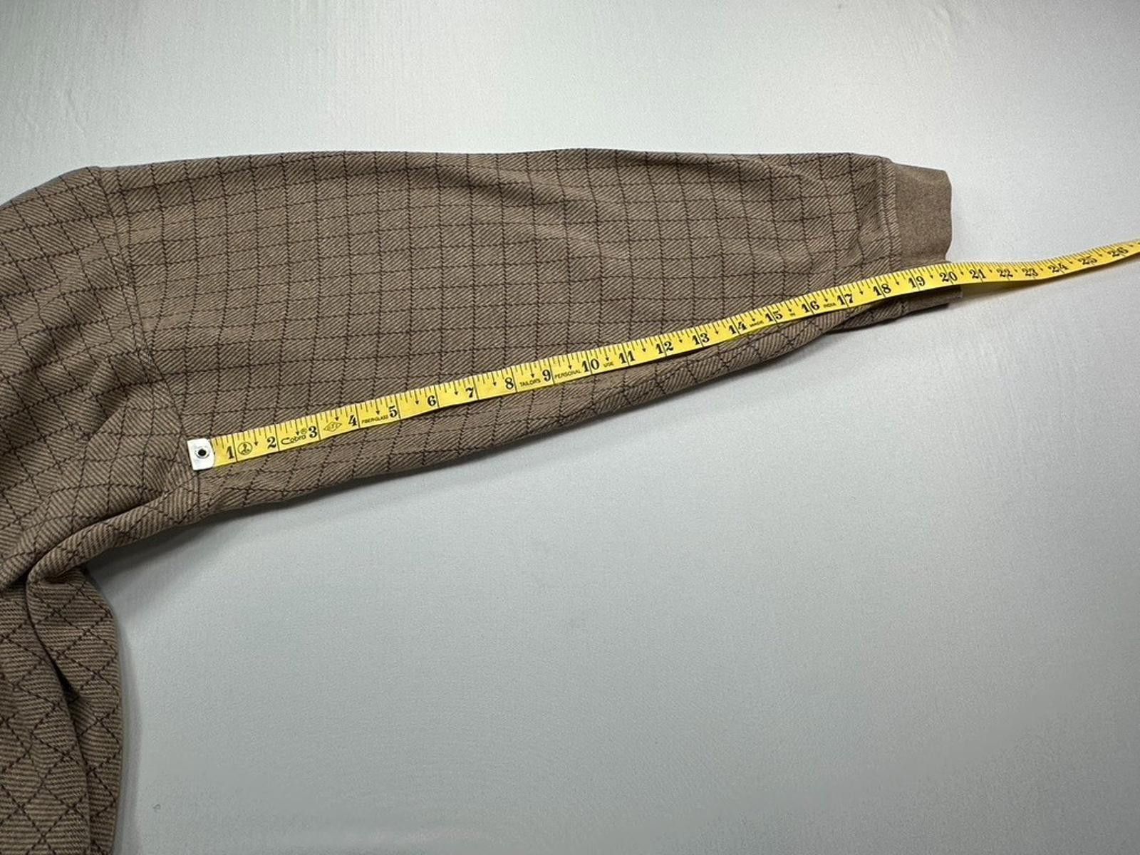 Izod Izod 100% Cotton Checked Pullover Sweater Brown Men's 2XL Size US XXL / EU 58 / 5 - 9 Thumbnail