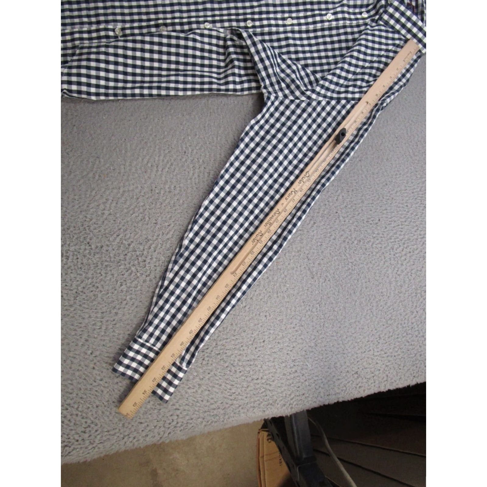 UNTUCKit UNTUCKit Shirt Mens XL Wrinkle Free Plaid Long Sleeve Button Up Pio Cesare Size US XL / EU 56 / 4 - 7 Thumbnail