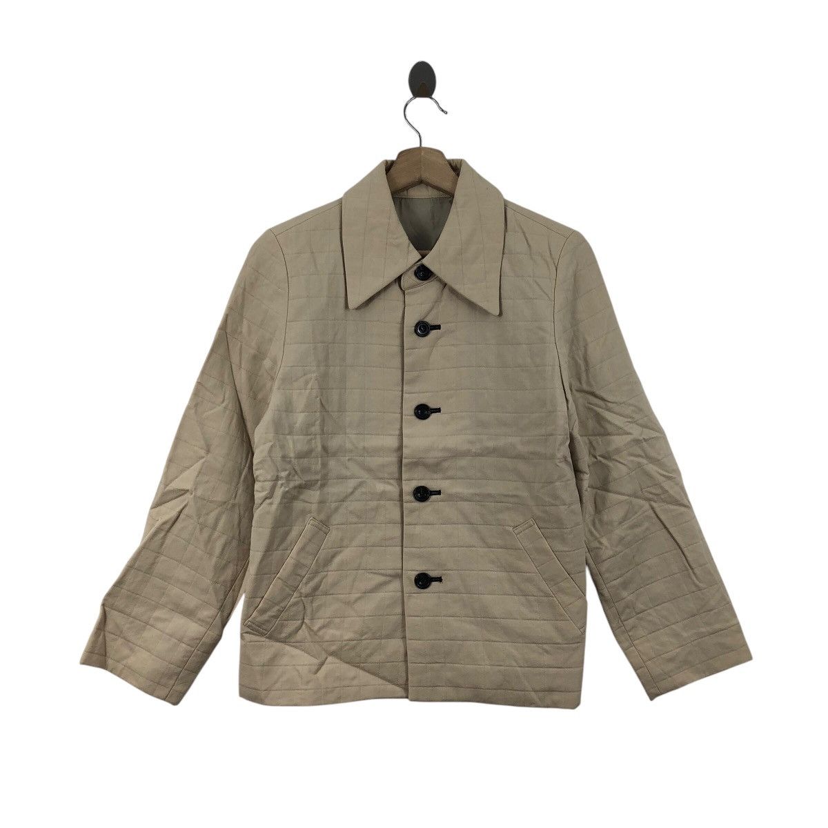 Issey Miyake I.S. ISSEY MIYAKE Vintage Quilted Coat Minimalist Outerwear Size US M / EU 48-50 / 2 - 1 Thumbnail