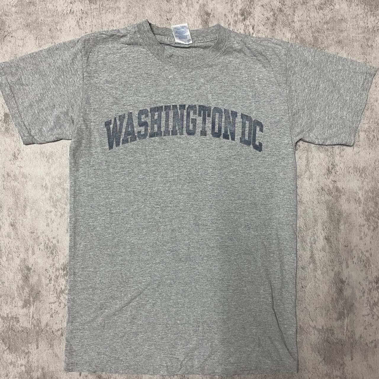 Gildan Grey and black vintage Washington DC graphic tee Size US S / EU 44-46 / 1 - 1 Thumbnail