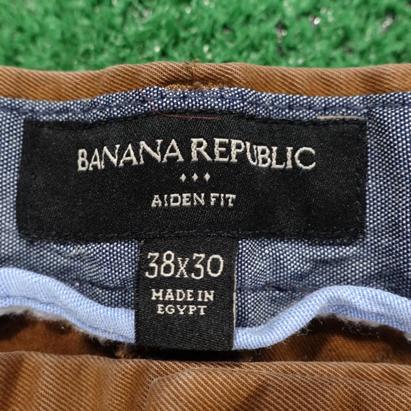 Banana Republic Banana Republic Pants Mens 38x30 Chino Flat Front Straight Leg Brown 100% Cotton Martin-Fit Casual Business Men Size US 38 / EU 54 - 7 Thumbnail
