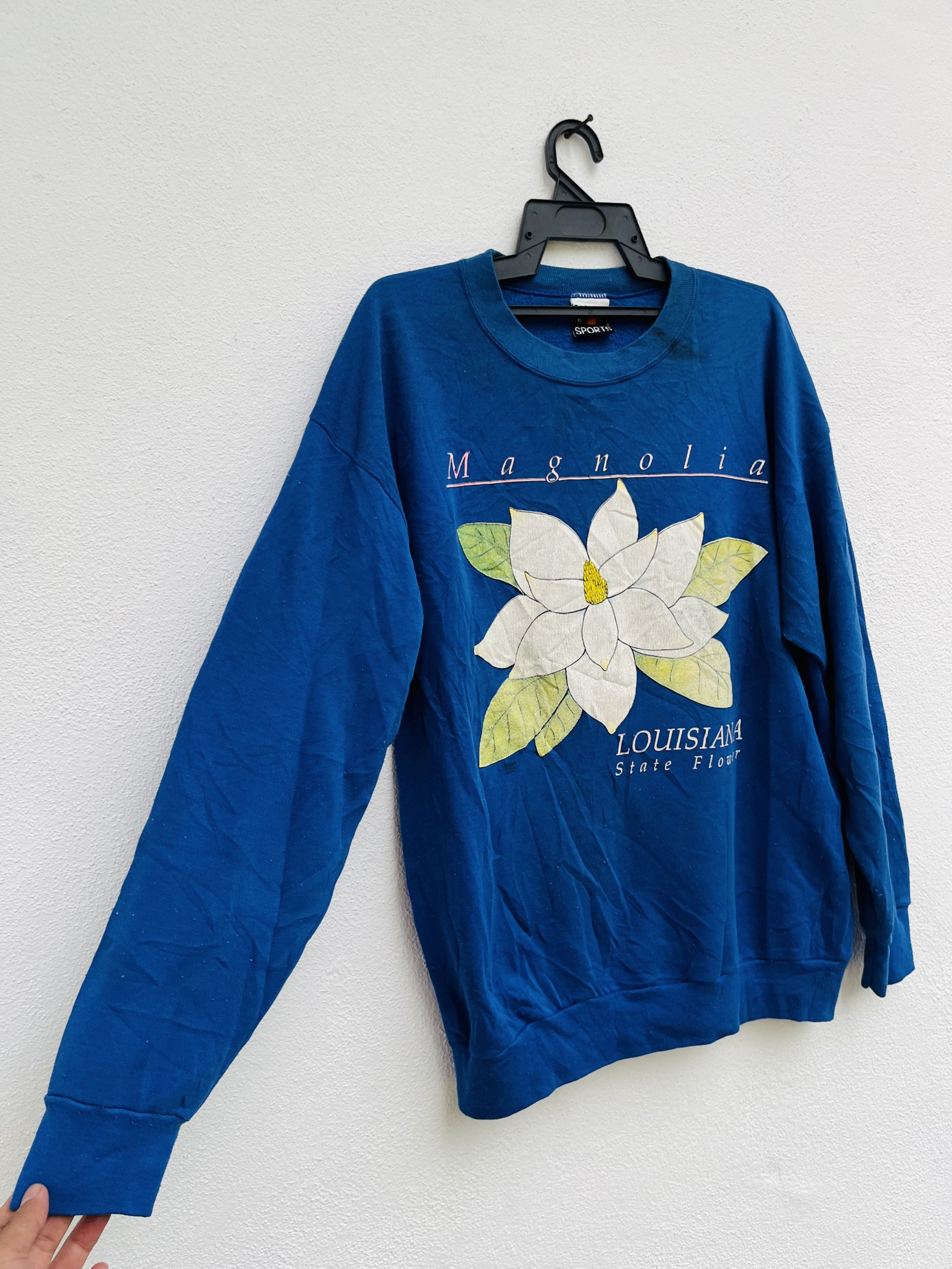 Japanese Brand × Vintage Vintage 80s Magnolia Louisiana State Flower Streetwear Style Size US XL / EU 56 / 4 - 4 Thumbnail