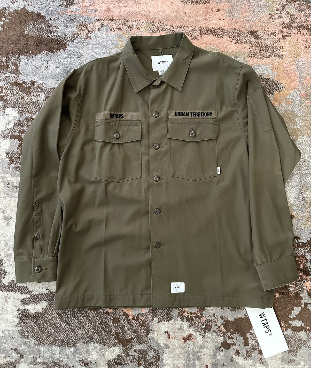 Wtaps WTAPS Buds / LS / Cotton. Twill shirt olive XL | Grailed