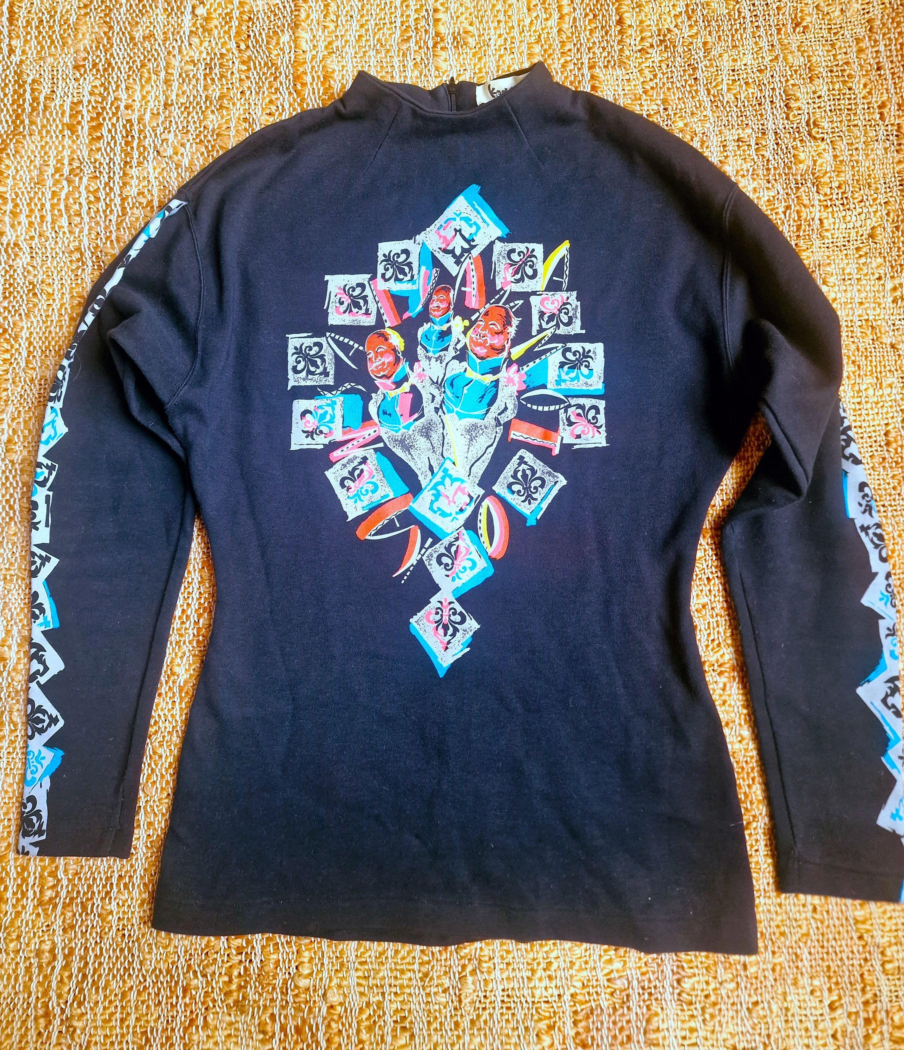 Kansai Yamamoto Kansai Yamamoto Japanese Symbol Top Tee Circus Tee Pullover Size S / US 4 / IT 40 - 2 Thumbnail