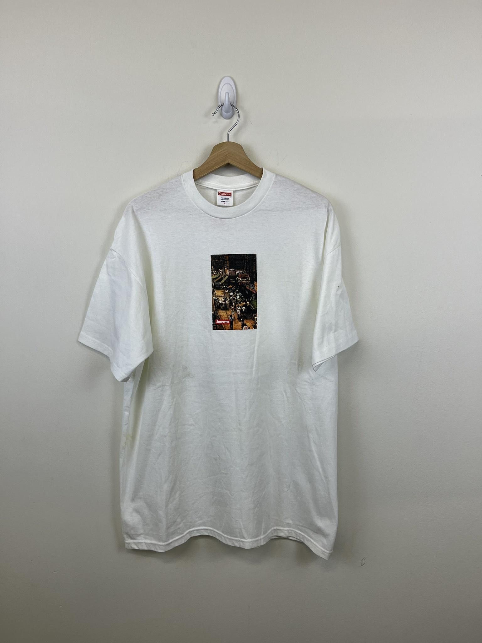 image of Supreme NWT Street Scene W Bogo Tee in White, Men's (Size XL)