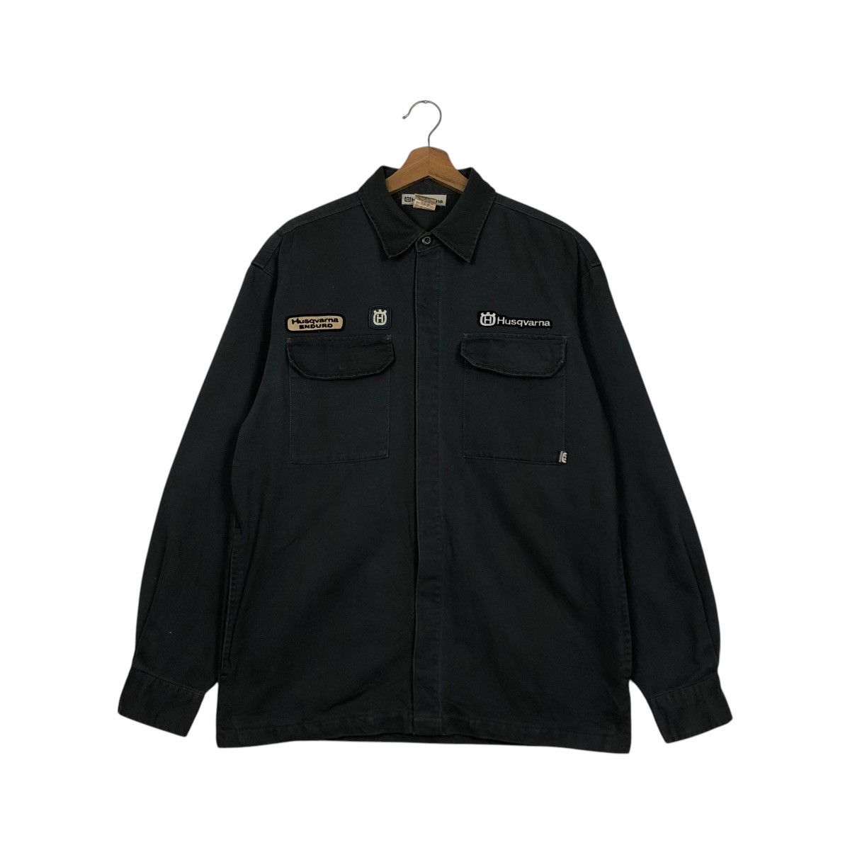 Japanese Brand 🔥VINTAGE CHORE WORK JACKET HUSQVARNA ISSEY MIYAKE Size US M / EU 48-50 / 2 - 3 Thumbnail