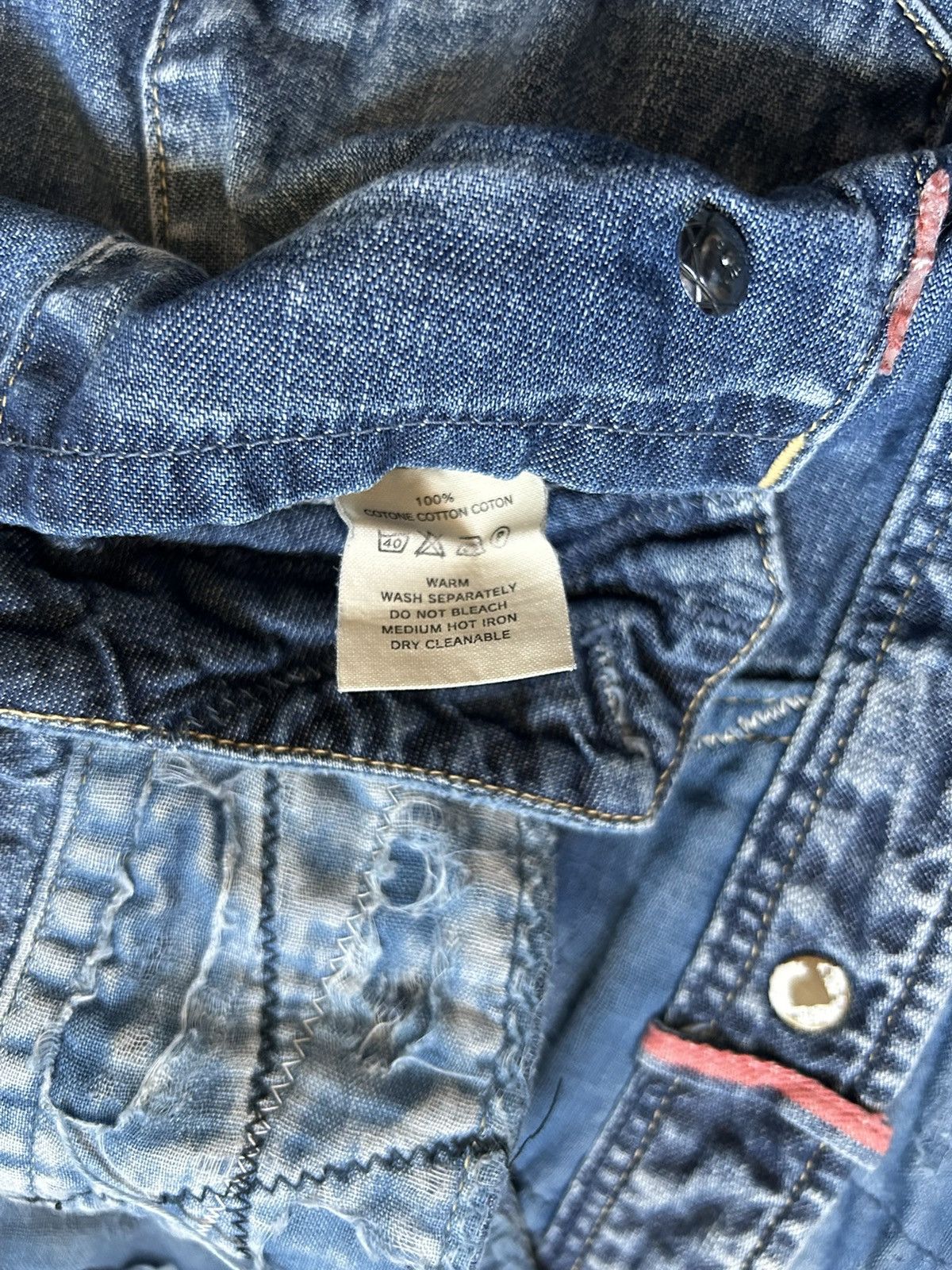 Kapital × Kapital Kountry Kapital boro denim patchwork western shirt Size US M / EU 48-50 / 2 - 13 Thumbnail