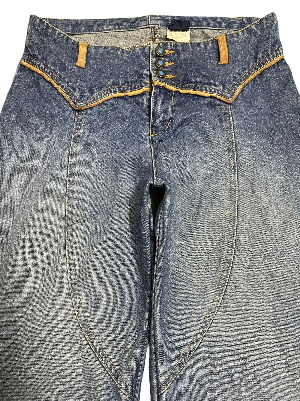 Hysteric Glamour Vintage Japanese Brand Blue Bleached Style Baggy Jeans Size 28" / US 6 / IT 42 - 3 Thumbnail