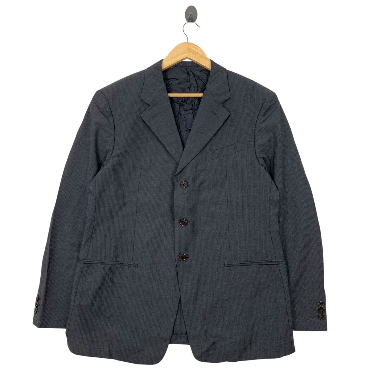 Armani Collezioni × Designer ARMANI Collezioni Made In Italy Italian Designer Blazer Coat Size 42R - 2 Thumbnail