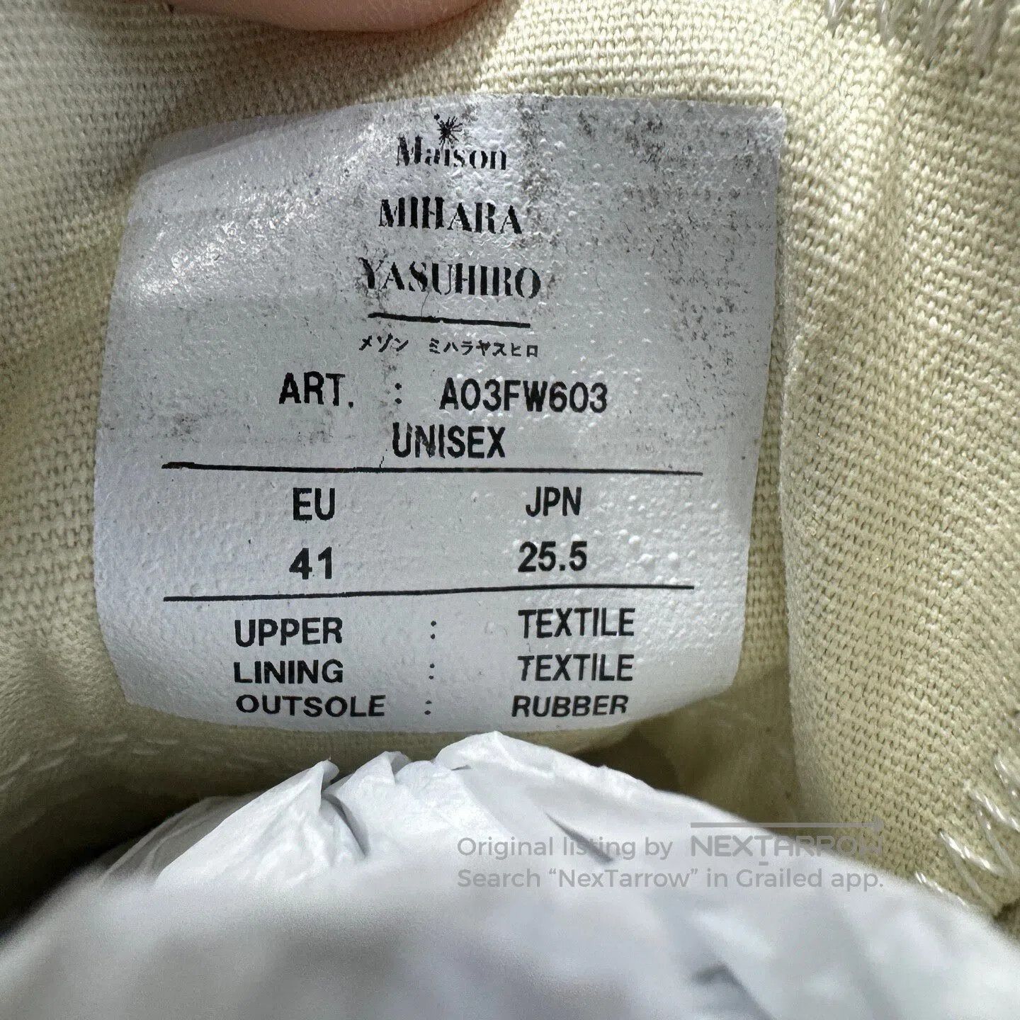 Maison MIHARA YASUHIRO miharayasuhiro Miyuan Kangyu Bowling Shoes| Size US 8 / EU 41 - 5 Thumbnail
