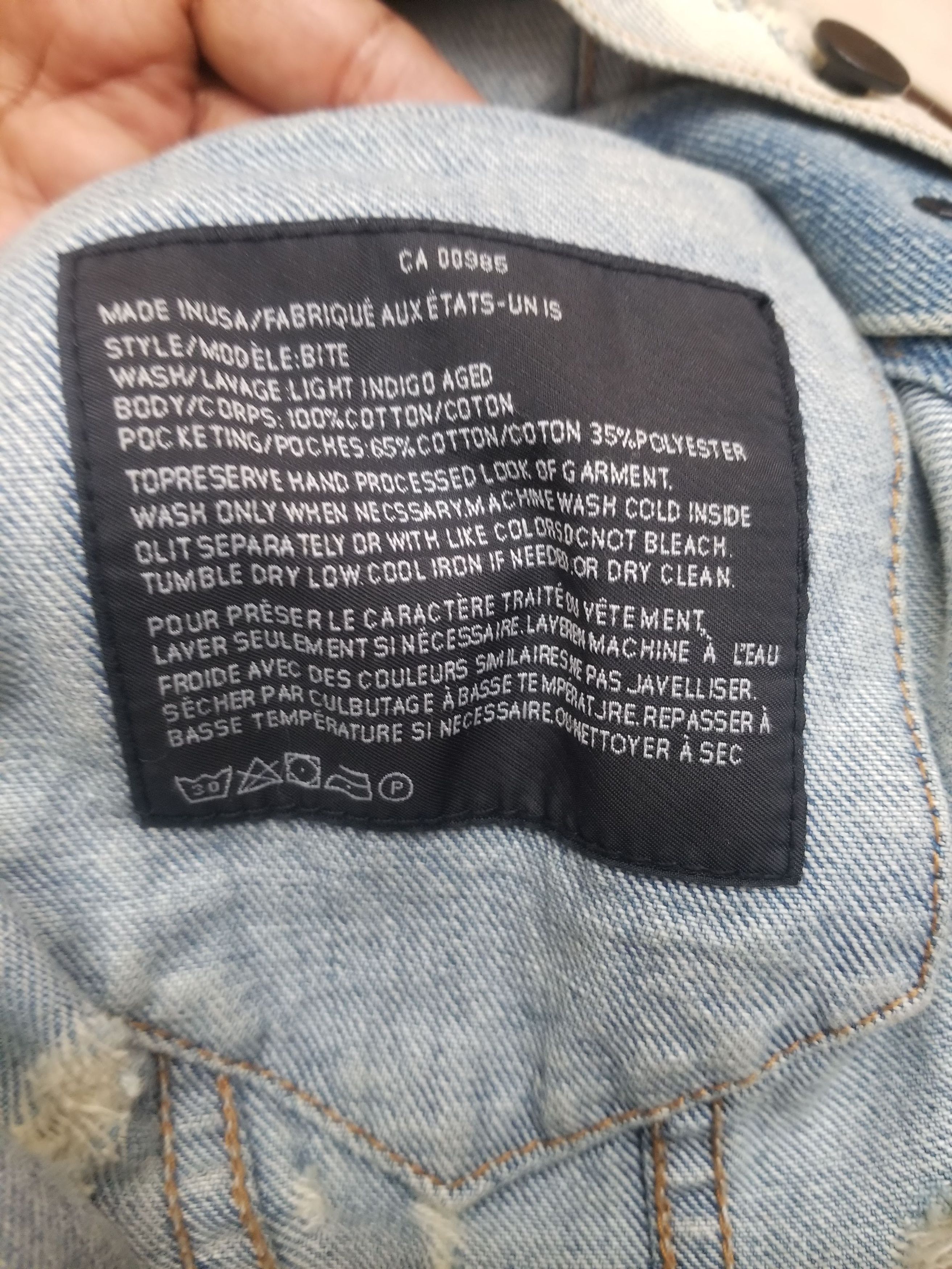 Alexander Wang Denim Alexander Wang Daze scratch oversized denim Jacket Size L / US 10 / IT 46 - 11 Thumbnail